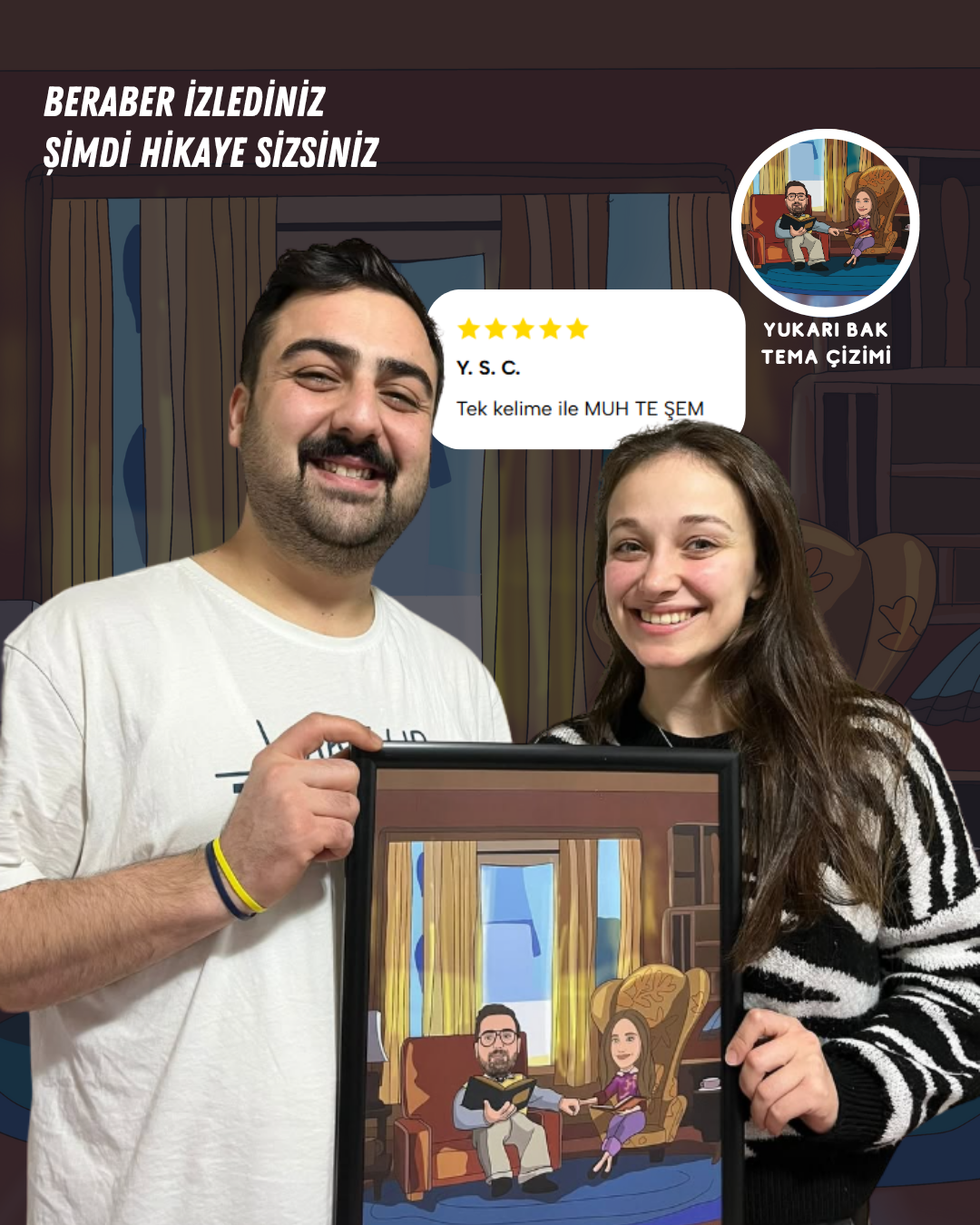 Hediye fikri: Pallascraft’tan kişiye özel çizim sipariş tablo