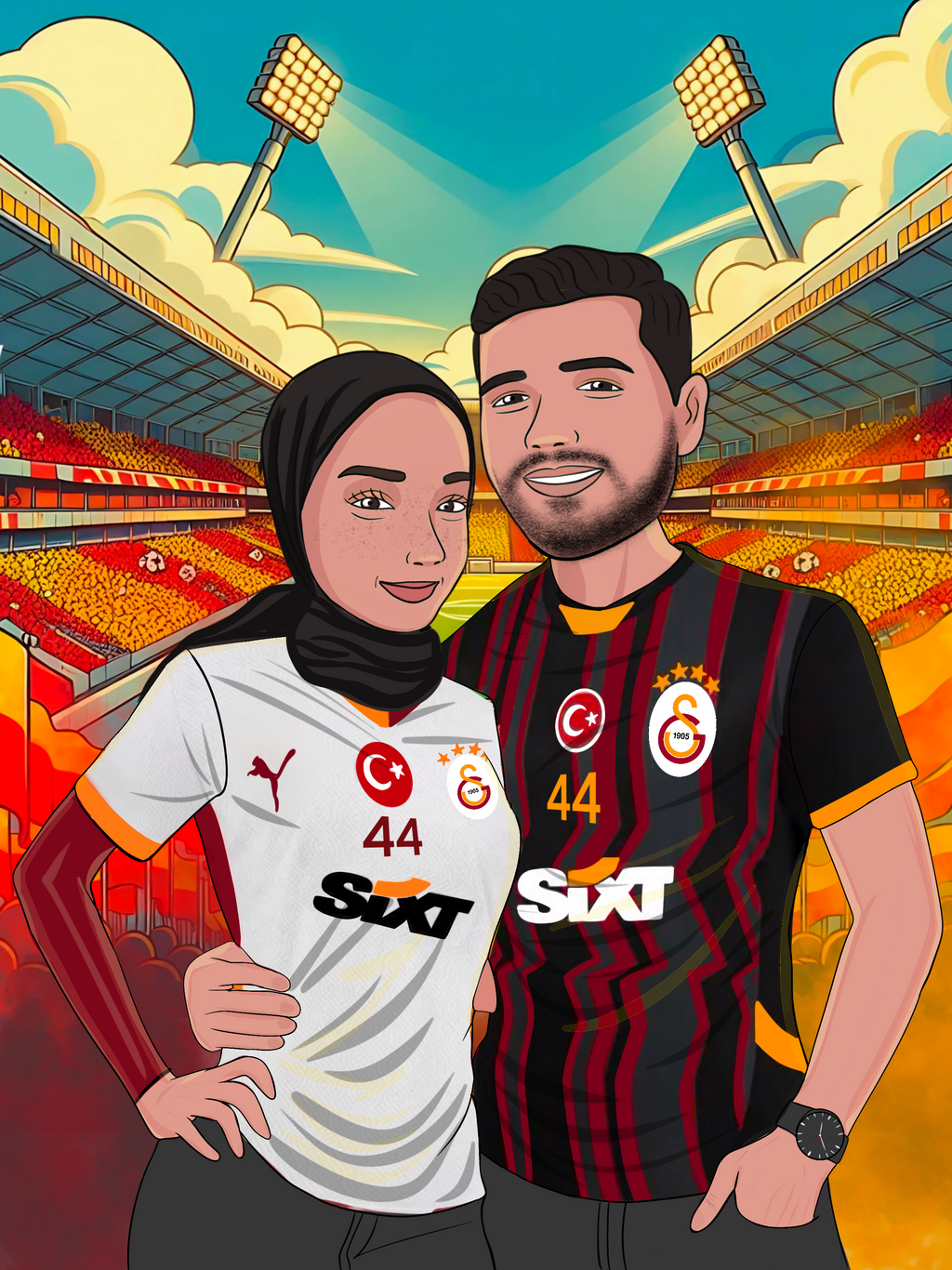 Taraftar Tabloları | Kişiye Özel El Çizimi