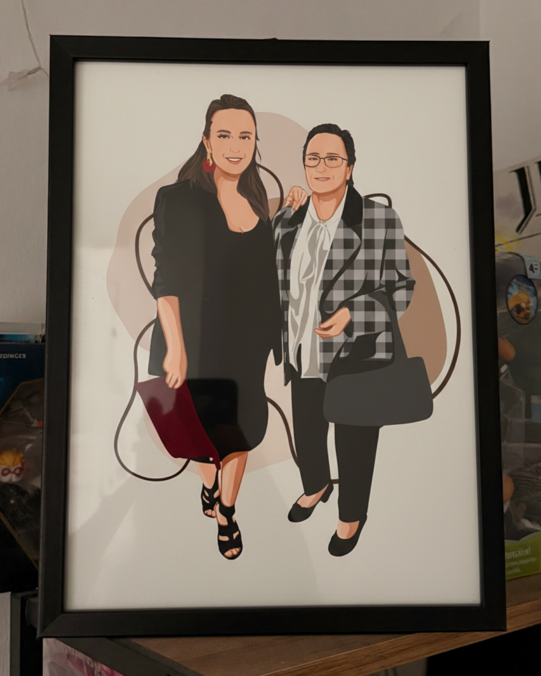 Yan yana olmayan fotoğrafların tek bir kişiye özel portre çiziminde birleştirilmesi