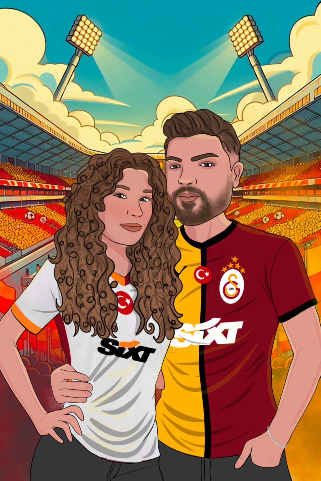 Taraftar Tabloları | Kişiye Özel El Çizimi